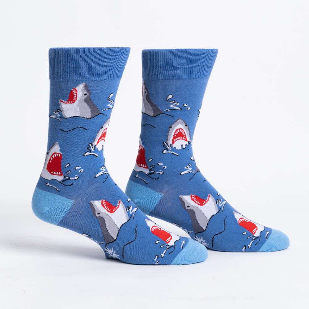 Fin-tastic! Men’s Crew Socks