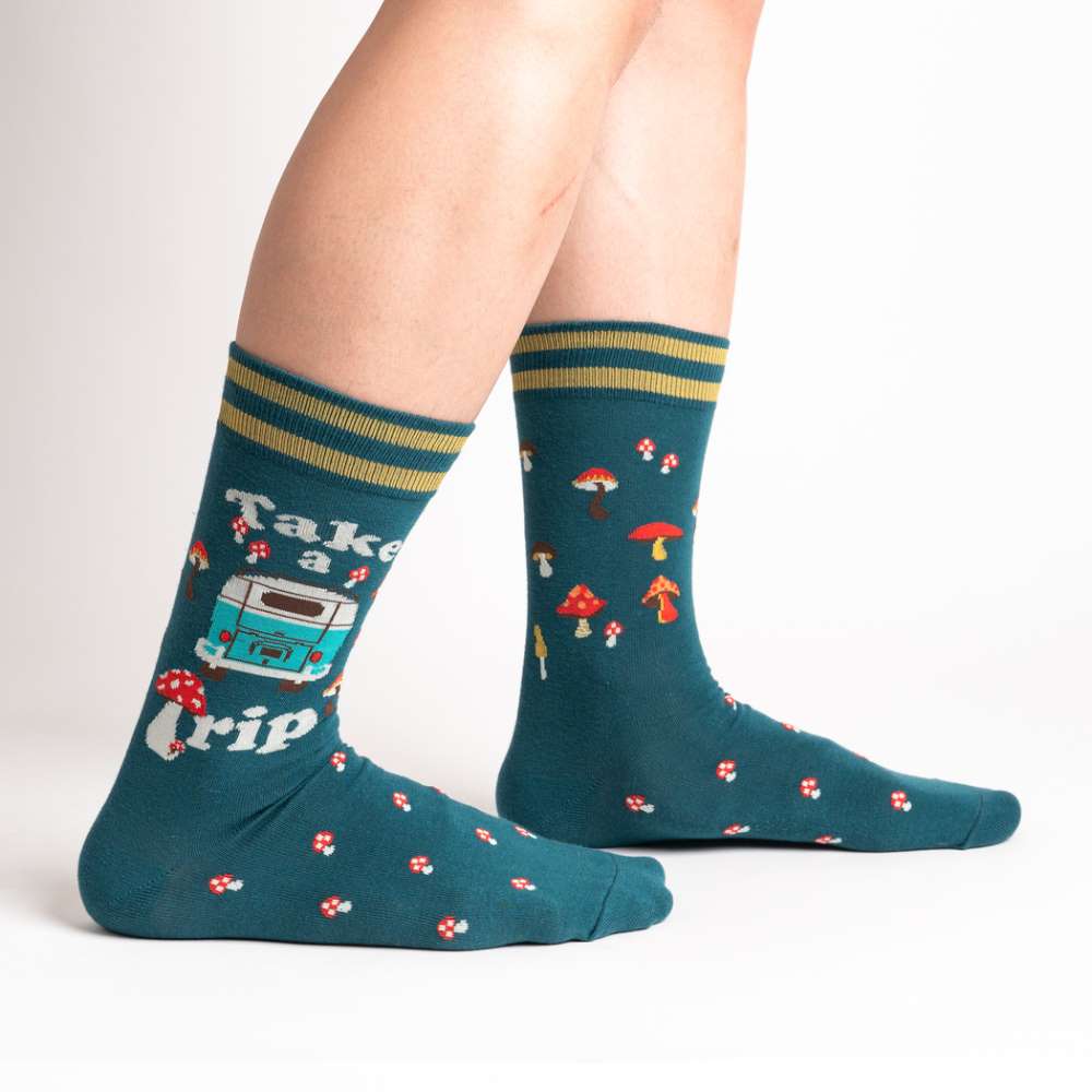 Take A Trip Crew Socks