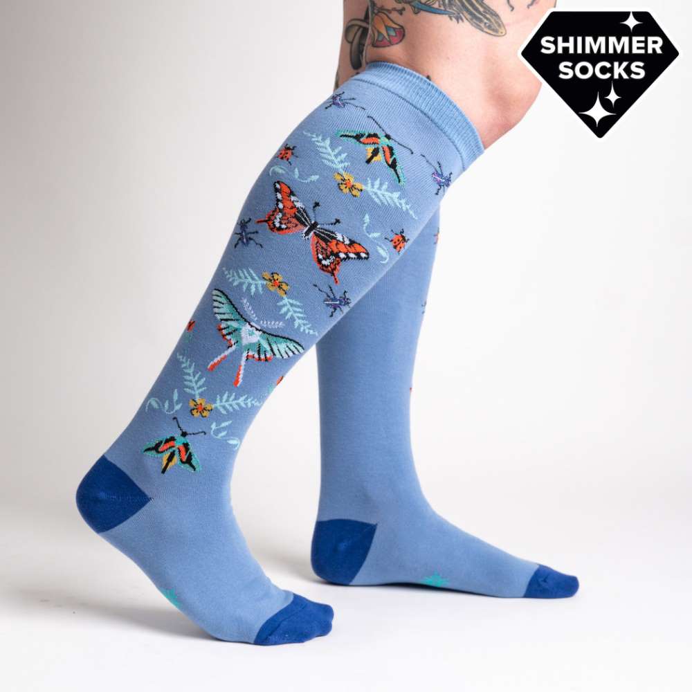 Butterfly in the Sky Knee High Socks