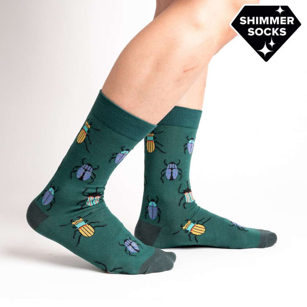 Beetle-Mania Men’s Crew Socks