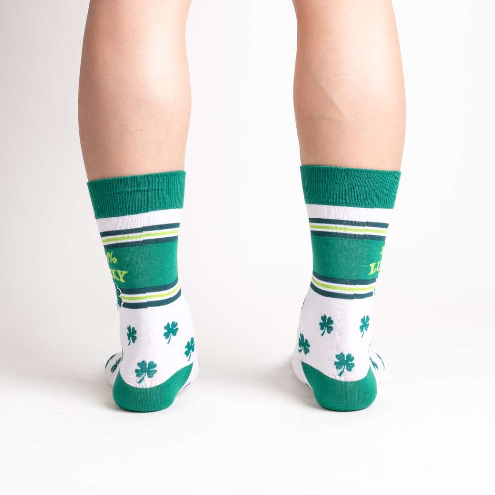 100% Lucky Men’s Crew Socks