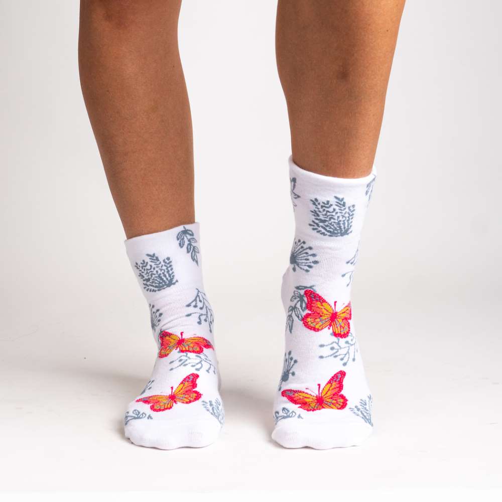 Take Flight Turn Cuff Socks