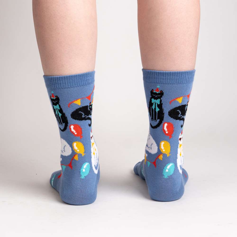 A Purr-fect Day Crew Socks