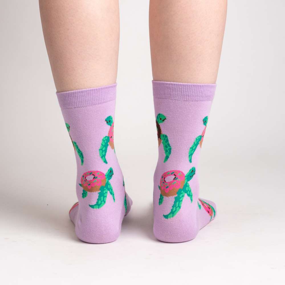 Donut Worry, Be Happy Crew Socks