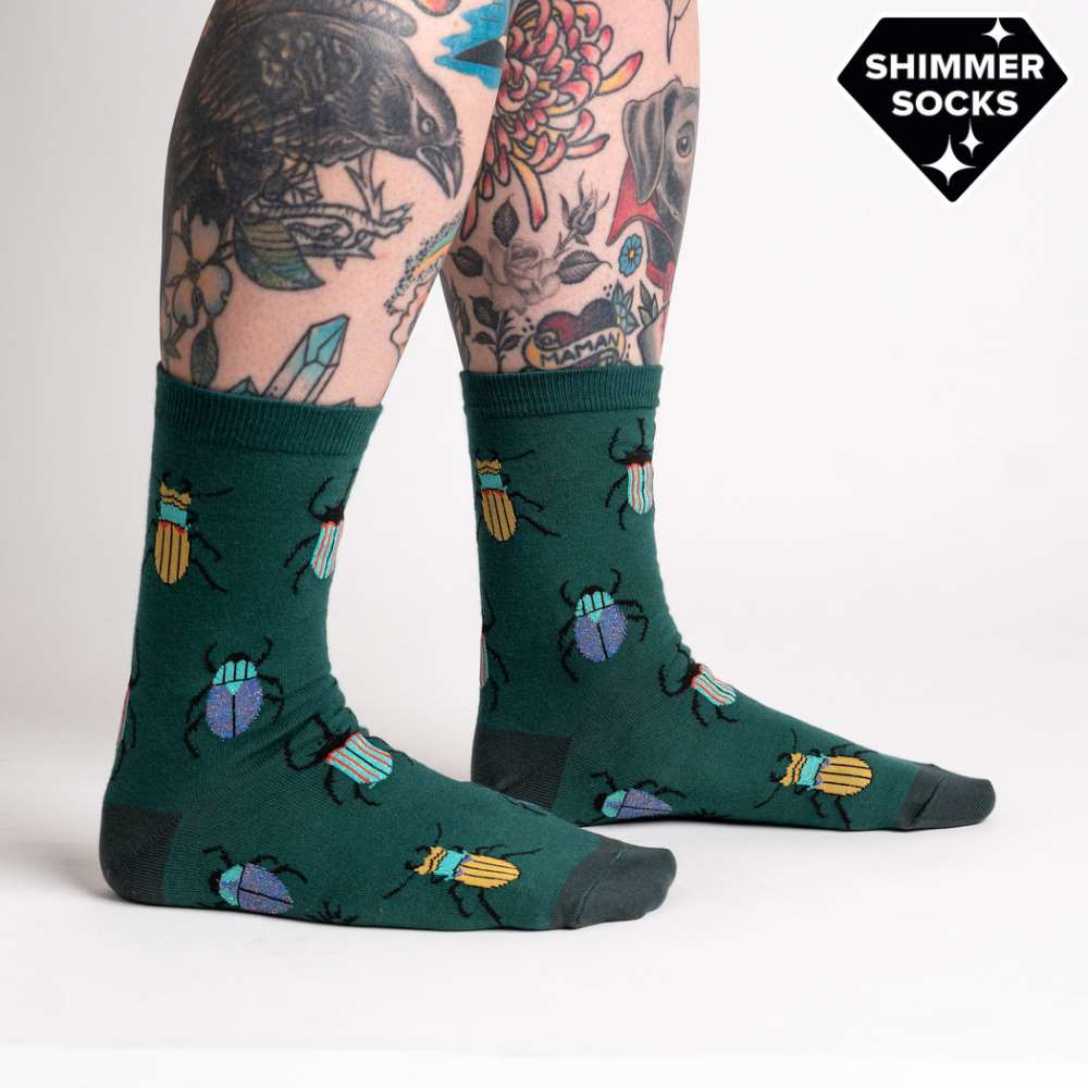 Beetle-Mania Women’s Crew Socks