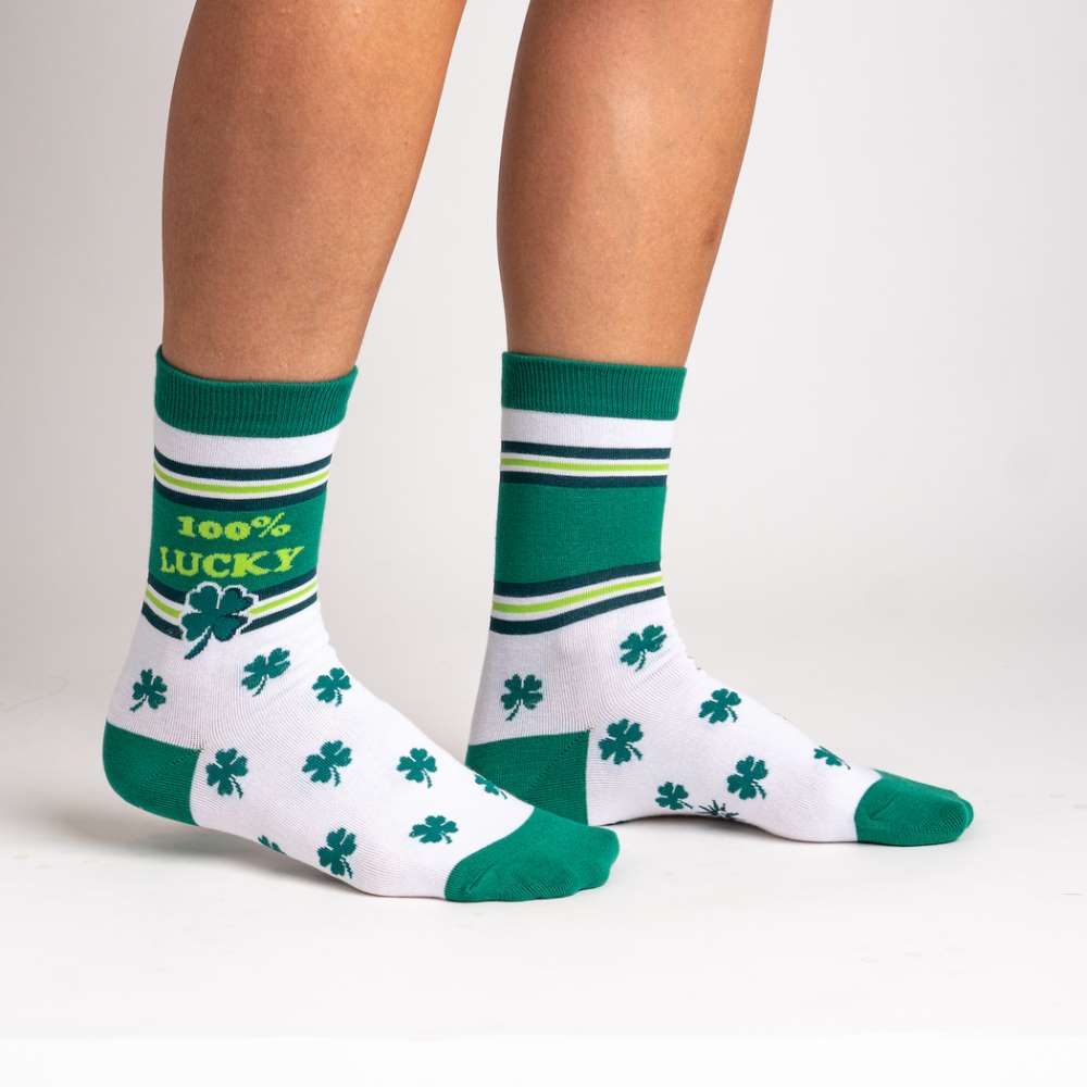 100% Lucky Women’s Crew Socks